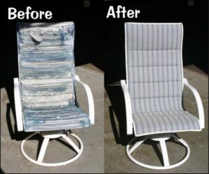 Before and After Outdoor Furniture Repair